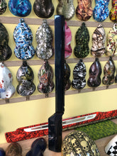 Load image into Gallery viewer, HCC-007 Lámina hidrográfica cromo-carbono azul oscuro