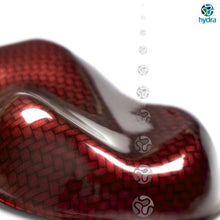 Carregar imagem no visualizador da galeria, HCC-006 lámina hidrográfica cromo-carbono rojo