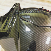 Cargar imagen en el visor de la galería, MOLDURA MOTO EN HFC-103 Lámina hidrográfica fibra de carbono