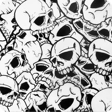 Lade das Bild in den Galerie-Viewer, HLC-039 papel transfer llamas calaveras