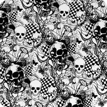 Load image into Gallery viewer, HLC-061 Lámina hidroimpresión llamas y calaveras
