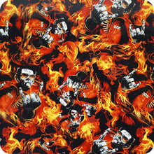 Lade das Bild in den Galerie-Viewer, HLC-078 Lámina hidroimpresión llamas y calaveras