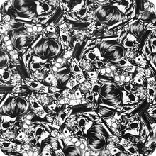 Load image into Gallery viewer, HLC-074 Lámina hidroimpresión llamas y calaveras