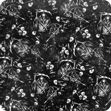 Lade das Bild in den Galerie-Viewer, HLC-084 Lámina hidroimpresión llamas y calaveras