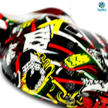 Lade das Bild in den Galerie-Viewer, HLC-052 Lámina hidroimpresión llamas y calaveras