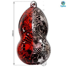 Load image into Gallery viewer, HLC-061 Lámina hidroimpresión llamas y calaveras