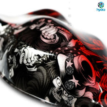 Load image into Gallery viewer, HLC-072 Lámina hidroimpresión llamas y calaveras