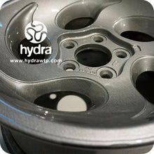 Cargar imagen en el visor de la galería, HME-056 LLANTA COCHE HIDROIMPRESION | Lámina hidrográfica aluminio cepillado
