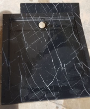Cargar imagen en el visor de la galería, HMM-043 plato ducha decoración hidroimpresion efecto mármol