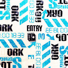 Cargar imagen en el visor de la galería, HOT-051 Lámina hidroimpresión letras azules