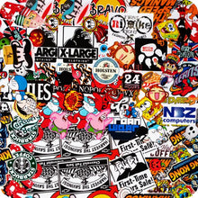 Lade das Bild in den Galerie-Viewer, HOT-076 Lámina hidroimpresión sticker bomb