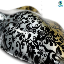 Lade das Bild in den Galerie-Viewer, HOT-041 Schwarzes Arabesken-Wassertransferdruckblatt