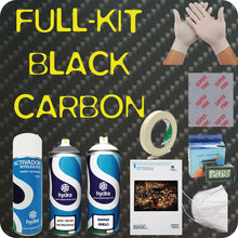 Cargar imagen en el visor de la galería, kit carbono black completo hidroimpresión
