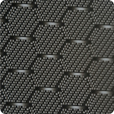 HFC-141 Lámina Hidroimpresión Fibra de Carbono hexágonos
