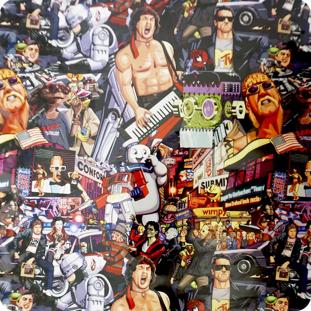 lámina hidroimpresion hulk hogan rambo 