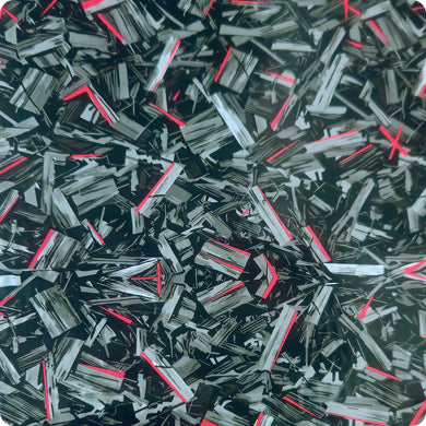 lamina de hidroimpresion fibra de carbono forjado rojo lamborghinni HFC-145-3
