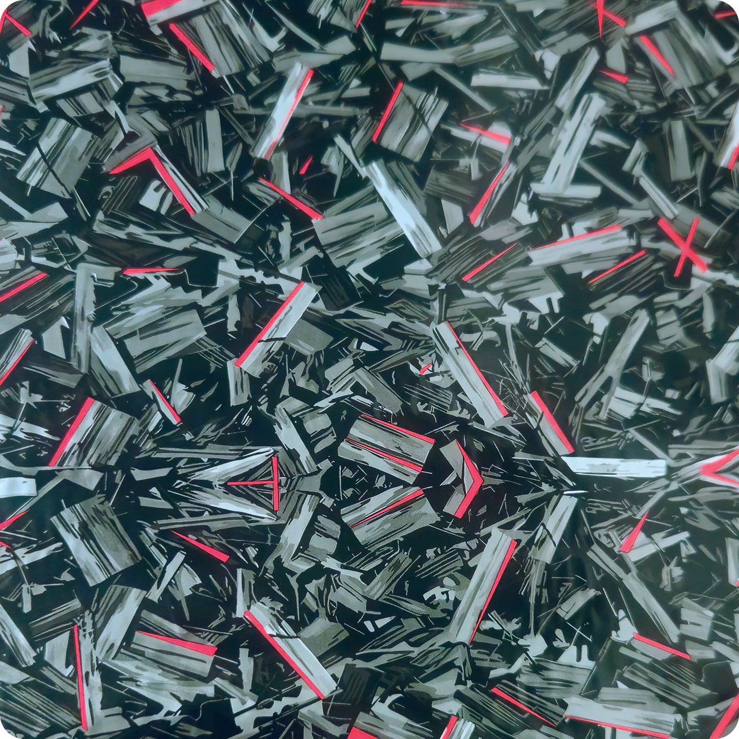 lamina de hidroimpresion fibra de carbono forjado rojo lamborghinni HFC-145-3