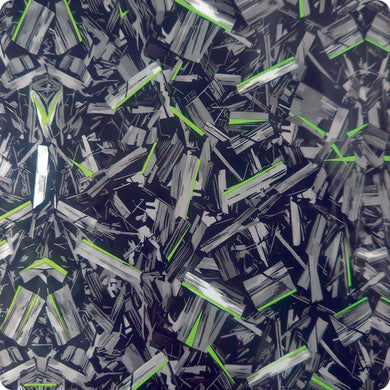 lamina de hidroimpresion fibra de carbono forjado verde lamborghinni HFC-145-2