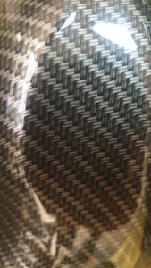 HFC-132 Film de fibra de carbono con colores negro y plata.