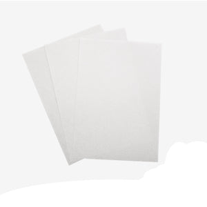 Láminas A4 virgen de papel de polivinilo hidrosoluble | Pack 10 folios