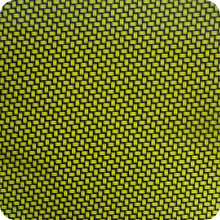 Load image into Gallery viewer, HCC-001 lámina hidrográfica cromo-carbono amarillo
