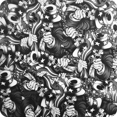 HLC-072 Lámina hidroimpresión llamas y calaveras