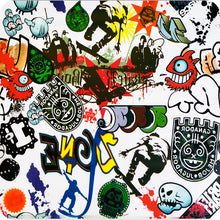 Load image into Gallery viewer, HOT-095 Lámina hidroimpresión grafitti
