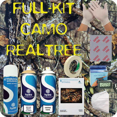 kit de hidroimpresión camuflaje realtree