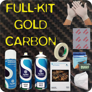 kit carbono GOLD completo hidroimpresión