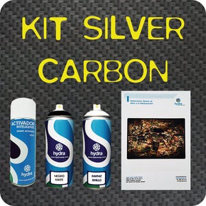 kit hidroimpresión fibra de carbono SILVER